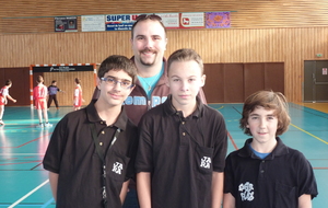 Roy JEROME, Julien MARIN et Alexandre BRANDELET avec Yoann DESCHASEAUX